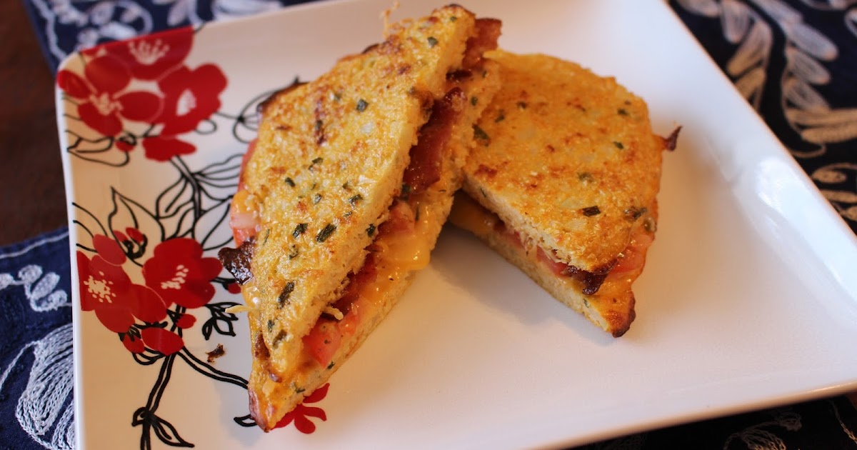 Cauliflower bread grilled cheese