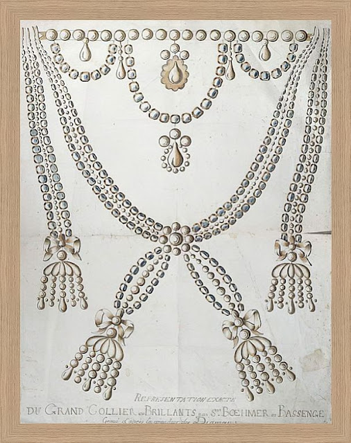 Ожерелье королевы (реконструкция циркония, замок Бретей)