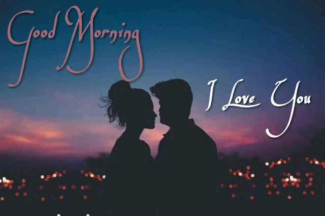 Romantic good morning kiss images