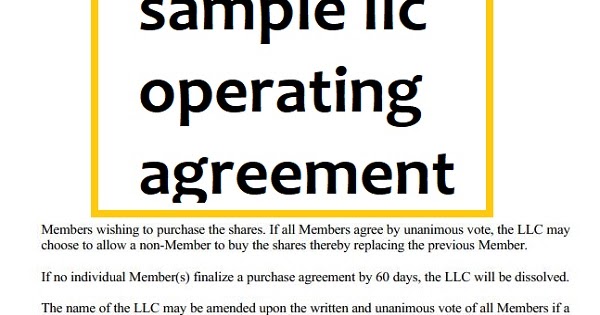 5-sample-llc-operating-agreement-word-and-pdf-sample-contracts