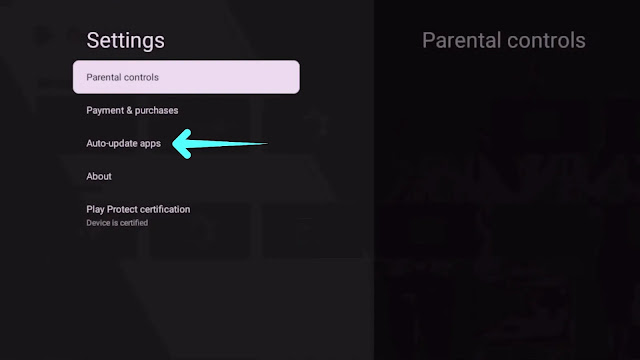 click on auto update apps in play store settings auto update apps in play store
