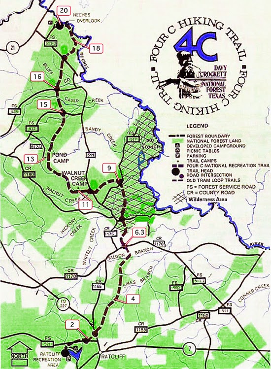 The Lamberts Adventure! Davy Crockett National Forest 4C Trail