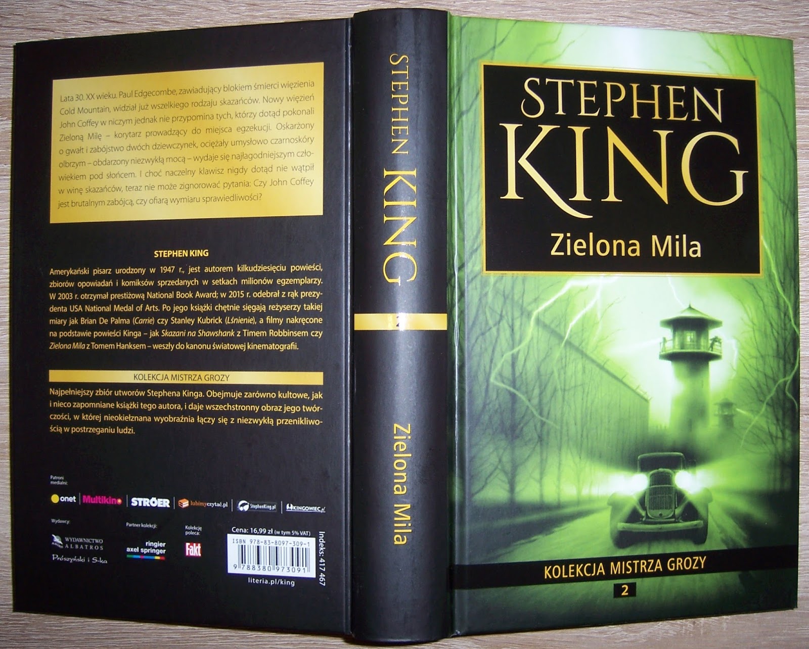 Zbieranina Zielona Mila 2017 Albatros Proszynski I S Ka Ksiazka Stephen King
