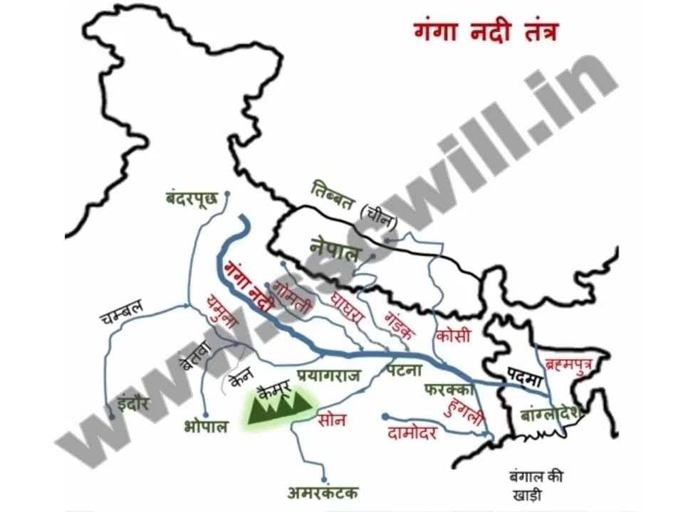 Bharat Ki Nadiya Map