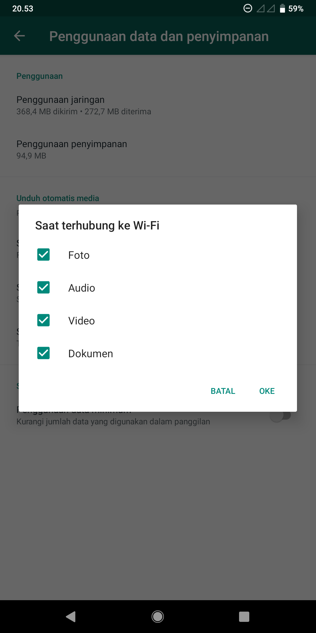 How to Disable Enable Auto Download WhatsApp Chat Blogger Knowledge