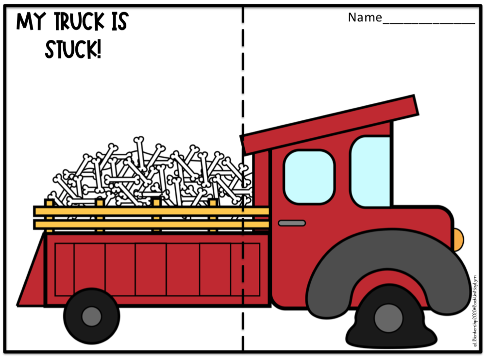 my-truck-is-stuck-book-craft-book-units-by-lynn