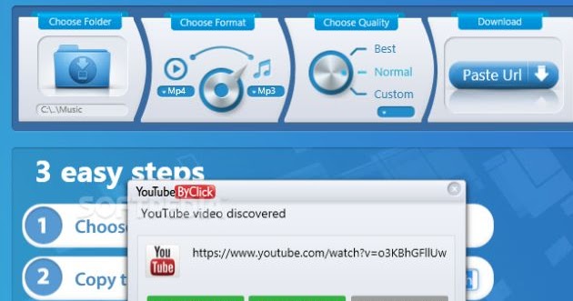 Youtube by click free download