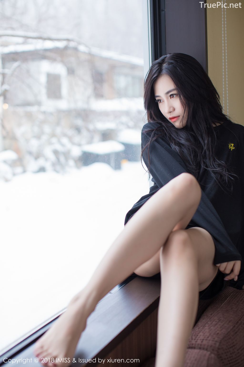 Image-IMISS-Vol.262-Sabrina model–Xu-Nuo-许诺-Sparkling-White-Snow-TruePic.net- Picture-36