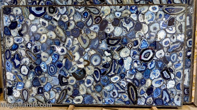 Blue Semi Precious Stone Slabs