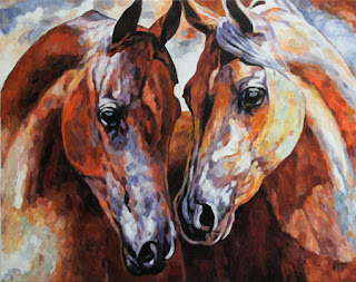 Horse art | Pferde gemalt