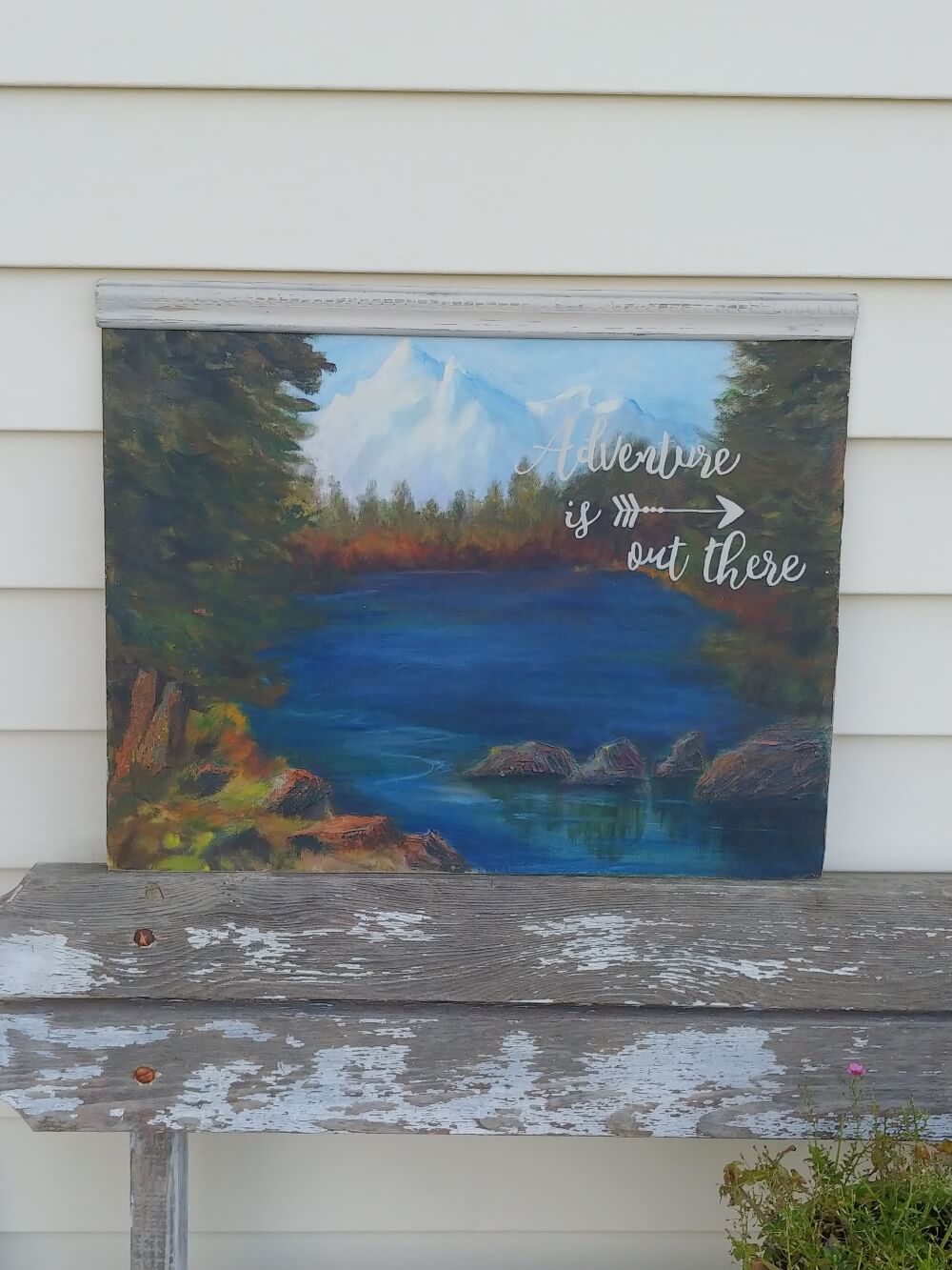 DIY Upcycled Thrift Store Painting 7 Days of Thrift Shop Flips Day