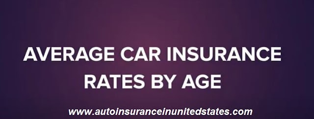 Average Auto Insurance Rates by Age in United States