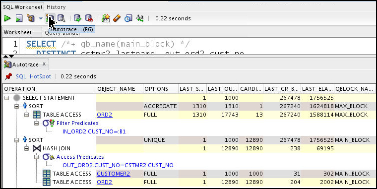 Ric Ramblings: Using SQL Developer to optimizer your queries in the ...