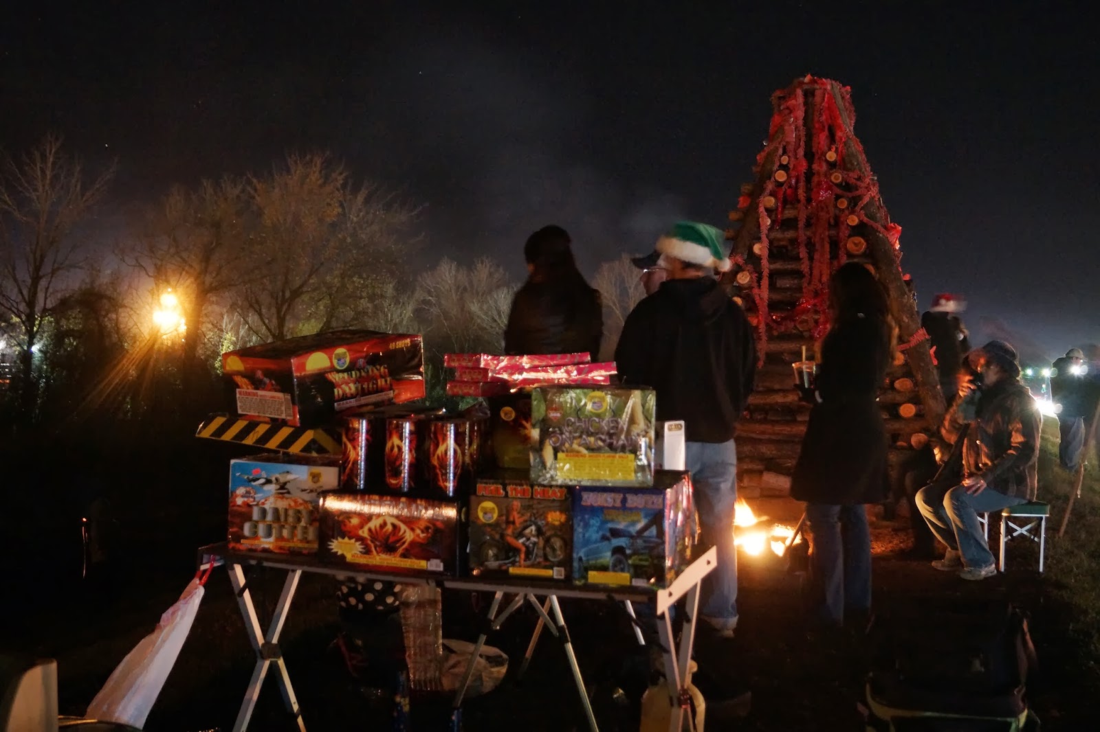 Dancing 'Cross the Country Christmas Eve Bonfires Lutcher/Gramercy