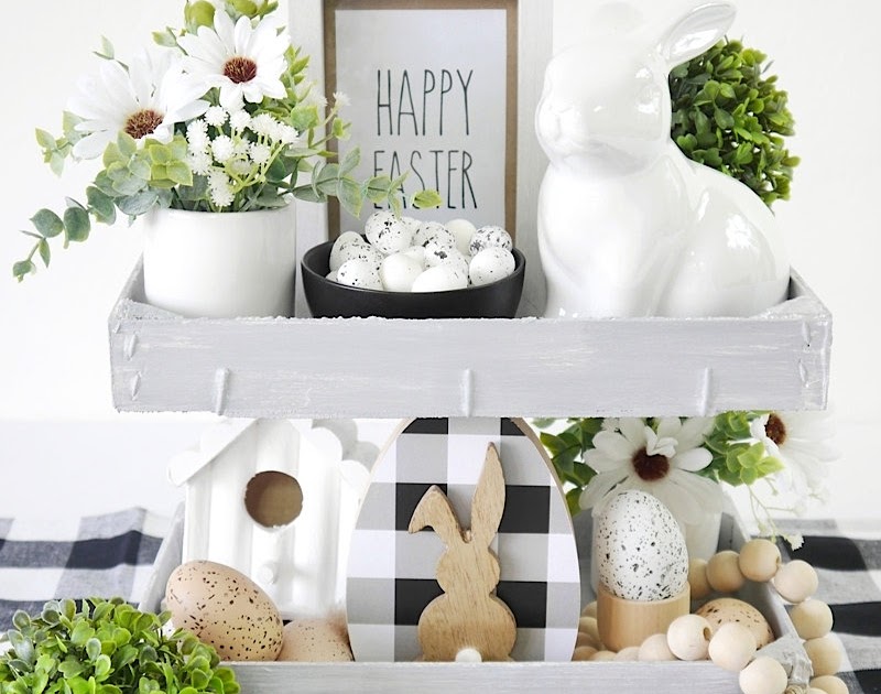 Modern Farmhouse Easter Decor - A Wonderful Thought