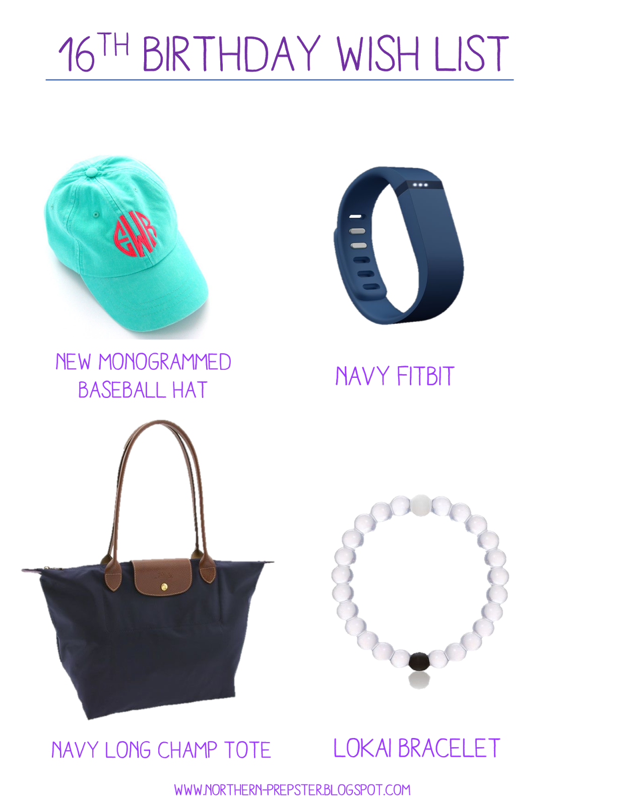 16th Birthday Wish List 16th Birthday Wish List