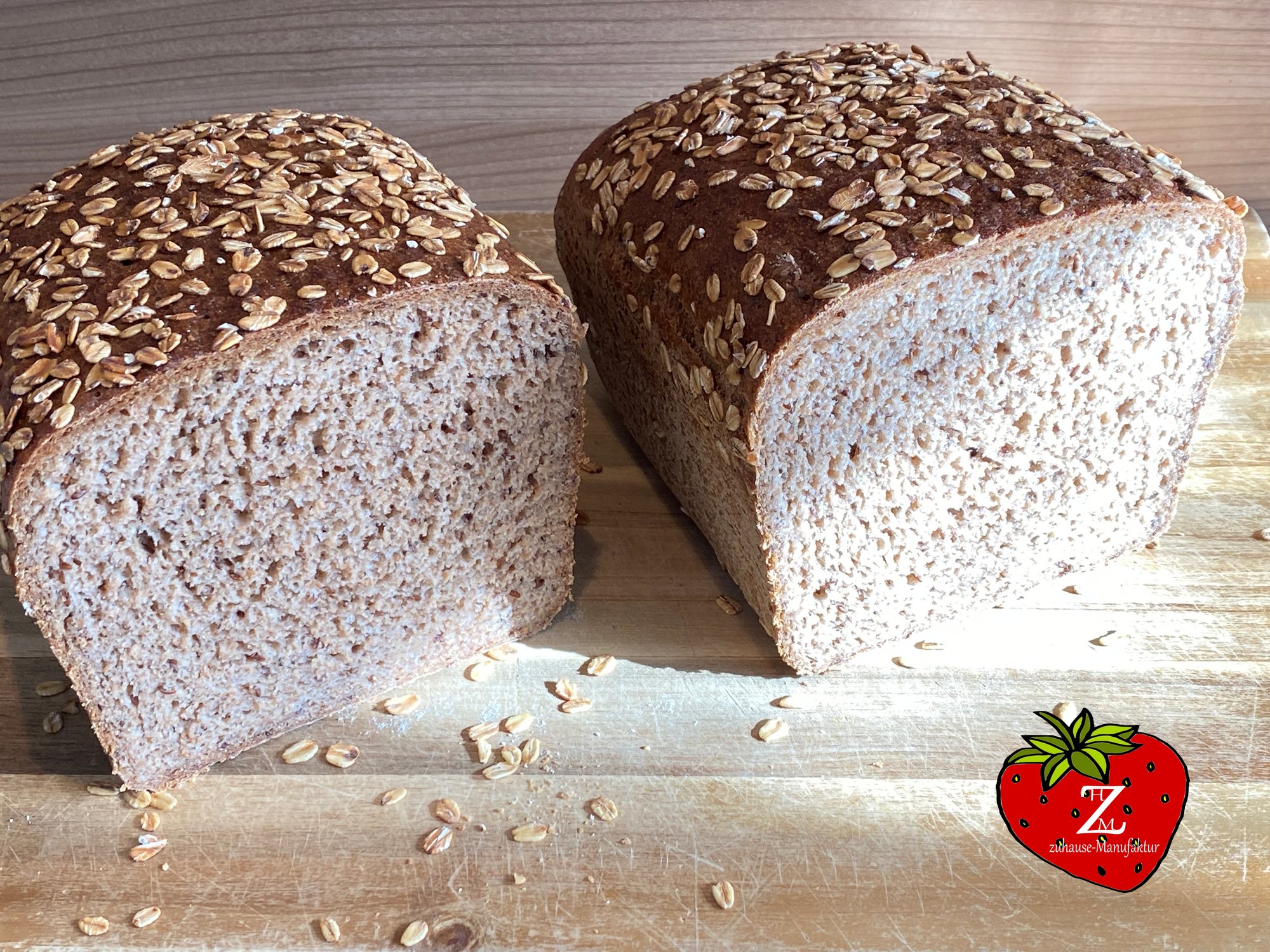 Vollkornbrot mit Sauerteig und Saaten Vollkornbrot mit Sauerteig und Saaten