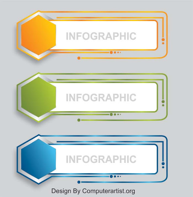 Free Vector Infographic Banner Design Elements Set Cdr File