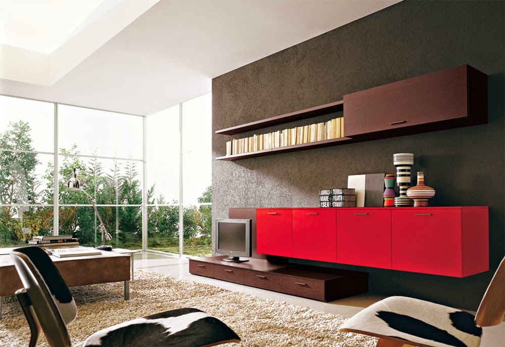 Muebles X Muebles: Decorar la sala en color rojo