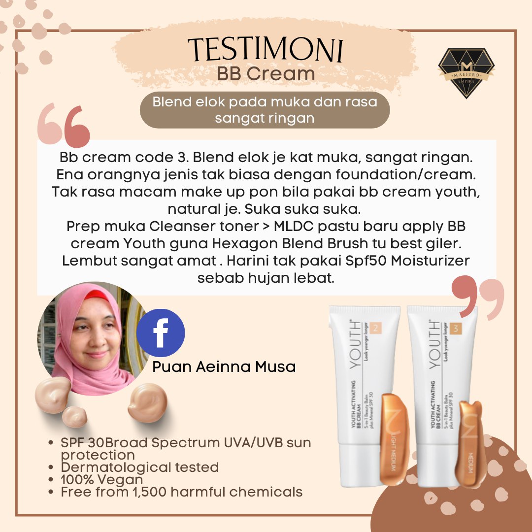 Testimoni Youth BB Cream Shaklee Testimoni Youth BB Cream Shaklee