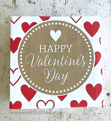dollar store, dollar store crafts, valentine's day, valentine's day crafts, home decor, seasonal decor, gift wrapping, gift bags, wall art, make art, papercrafts, re-purposing, hearts