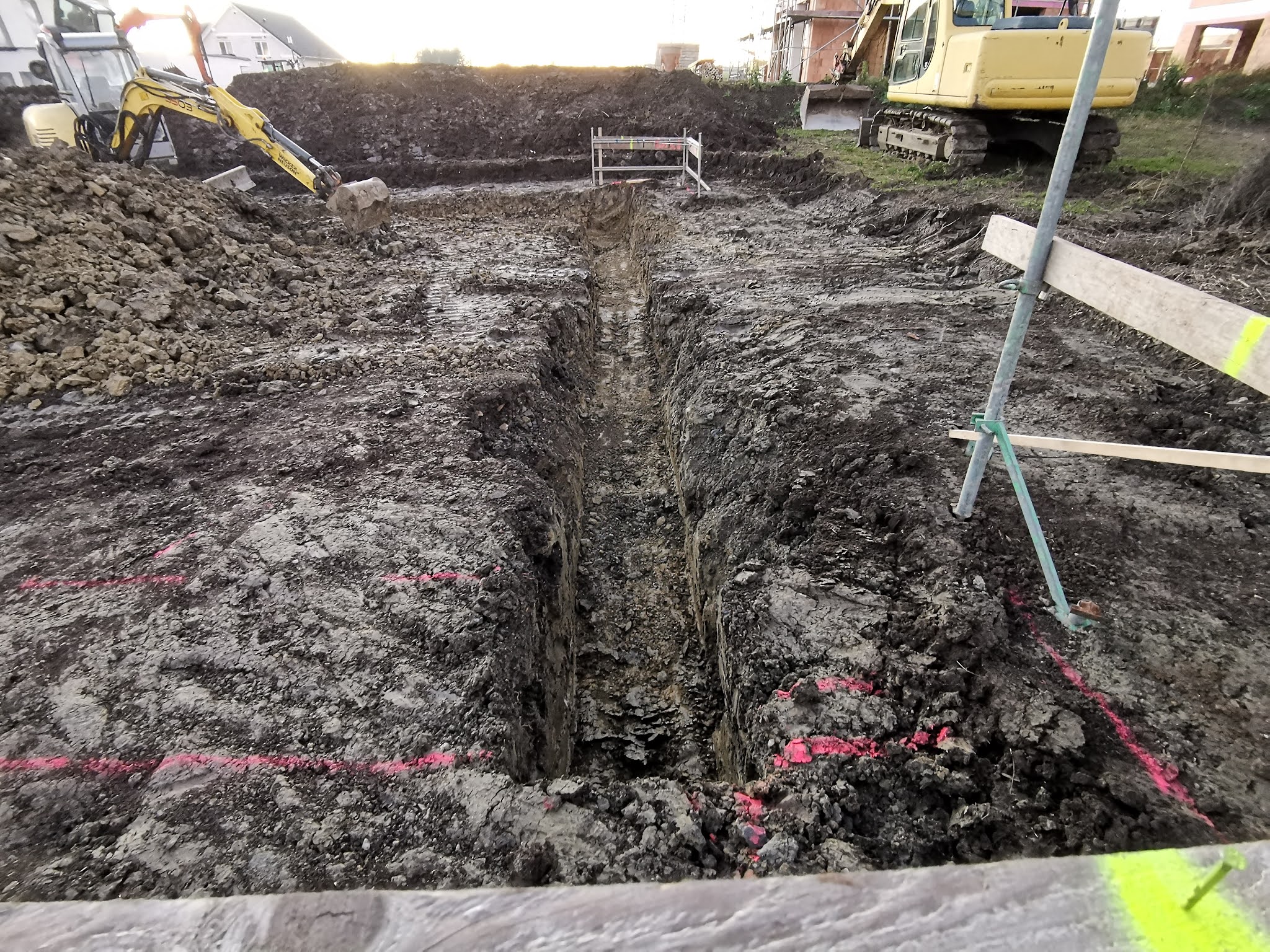 Ein Bild von einer Baustelle