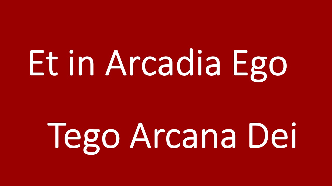 Massimo Agostini Et In Arcadia Ego E Tego Arcana Dei