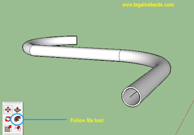 Cara Membuat Pipa PVC di SketchUp Cara Membuat Pipa PVC melayang di SketchUp