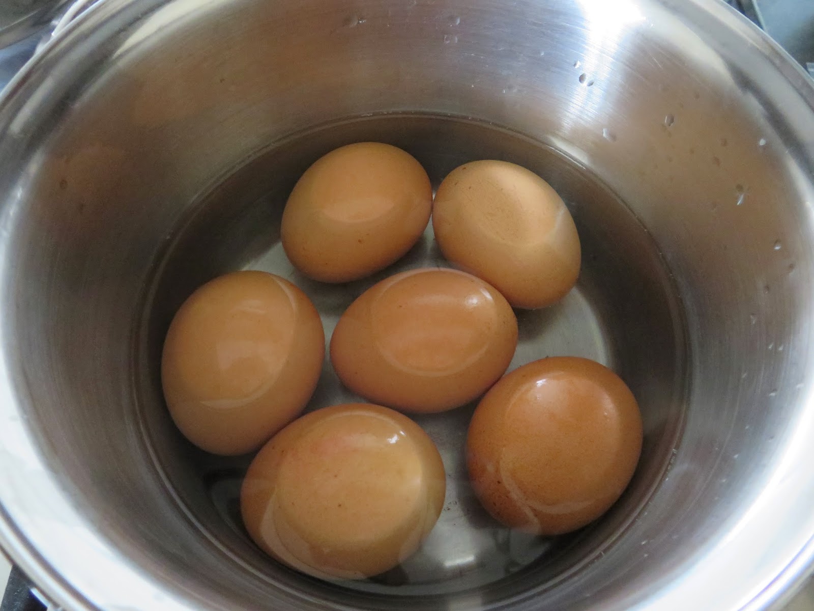 Anita's potjes en pannen Eieren koken