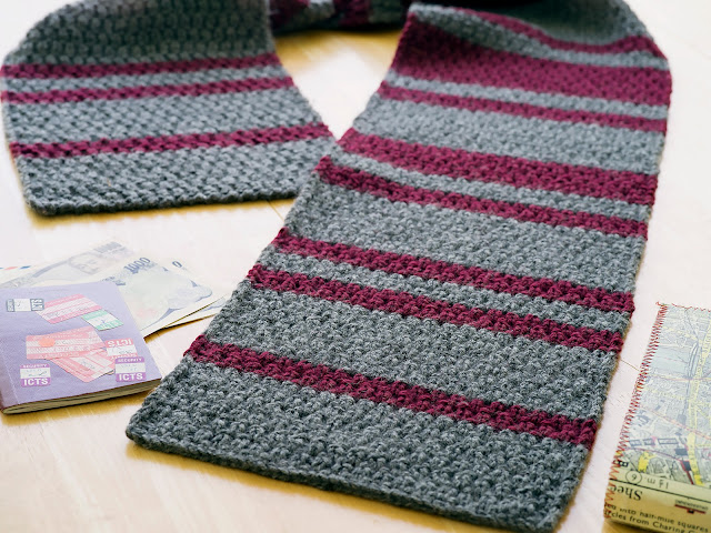 Petersfield Scarf Knitting Pattern by Moira Ravenscroft, Wyndlestraw Designs Petersfield Scarf Knitting Pattern by Moira Ravenscroft, Wyndlestraw Designs