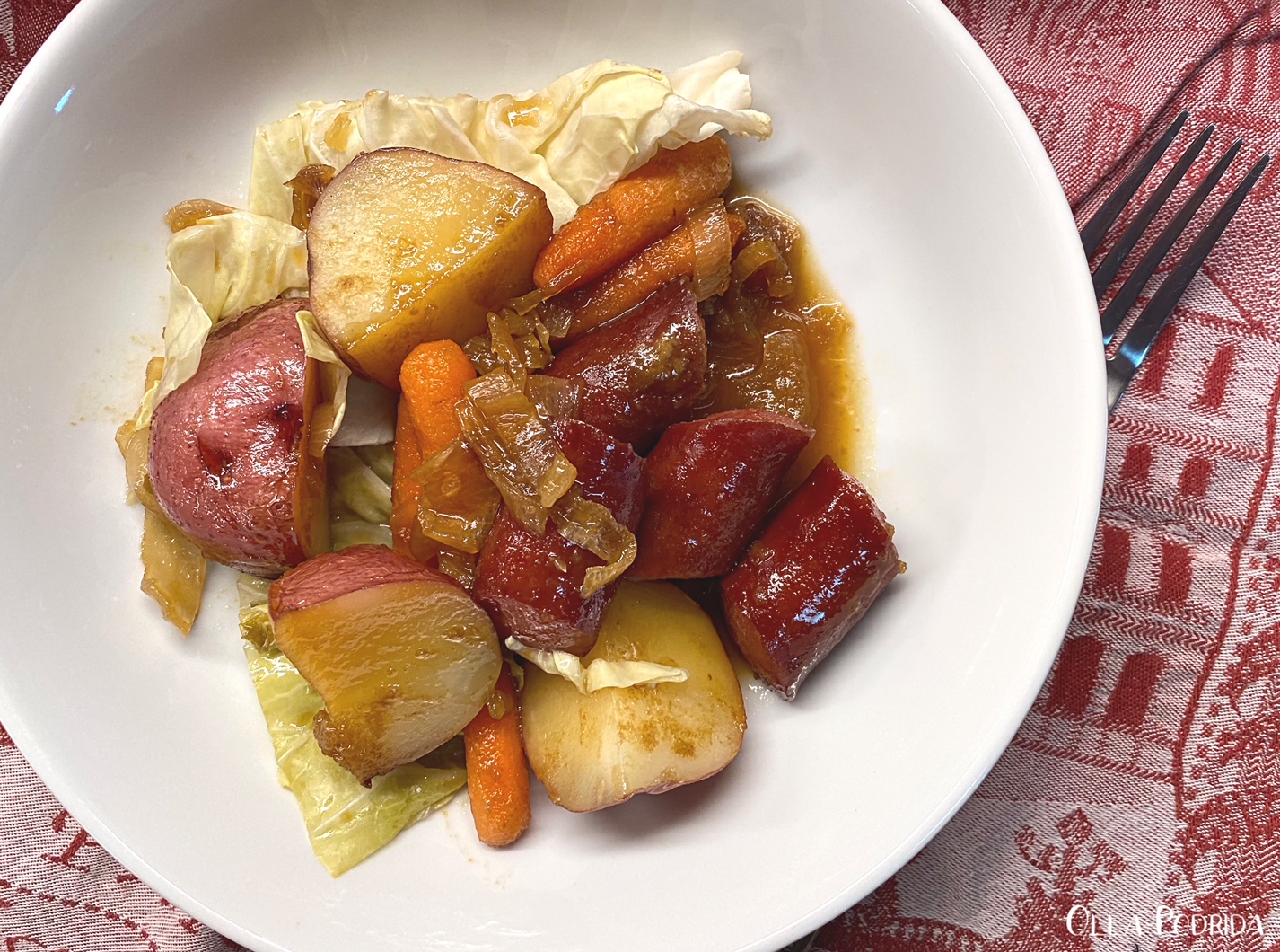 OllaPodrida Slow Cooked Sausage Supper