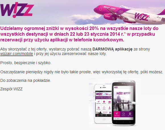 Wizzair mobile