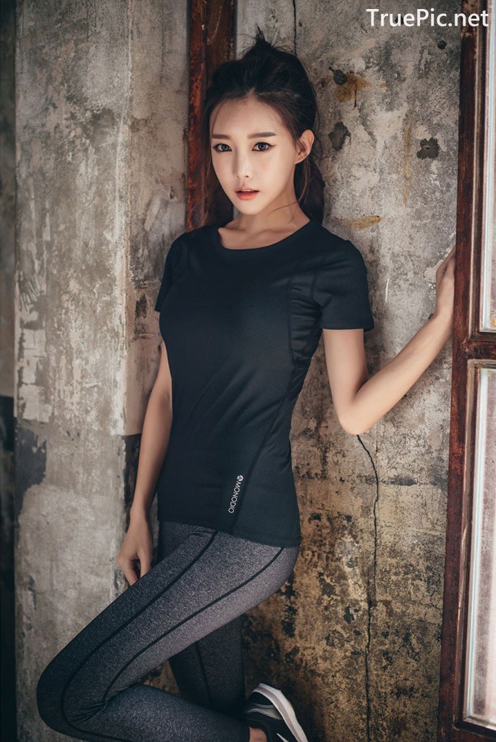 Image Korean Fashion Model - Yoon Ae Ji - Fitness Set Collection - TruePic.net - Picture-8