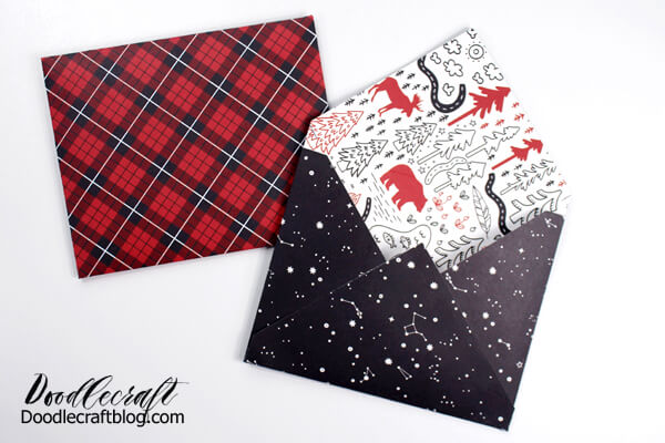Learn how to fold cute paper envelopes and matching cards using double sided paper. These cute cards can be sent through the mail and brighten the day of the recipient! 