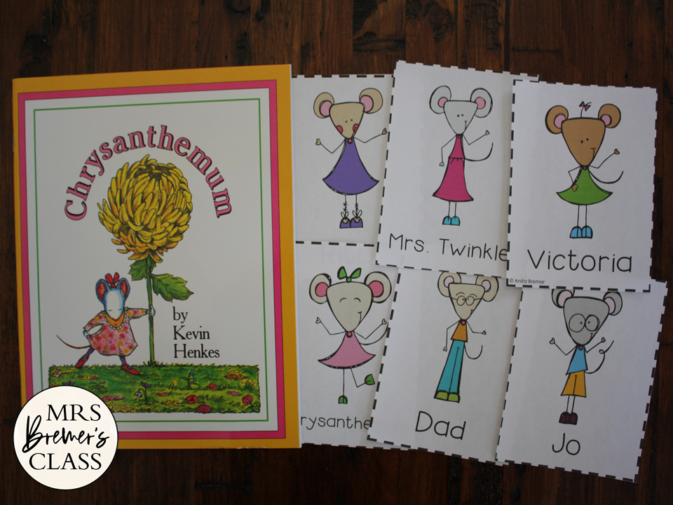 Chrysanthemum Book Study, Craftivity, and Class Book Mrs. Bremer's Class