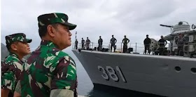 Kapal China Terus Bertahan, TNI Tambah Kekuatan Di Natuna