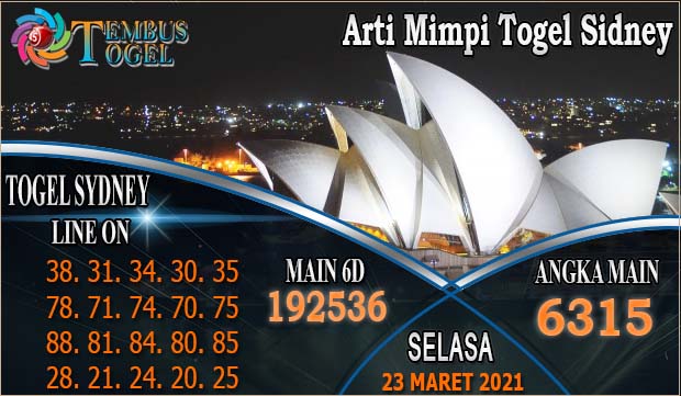 Arti Mimpi Togel SDY Selasa Tanggal 23 Maret 2021