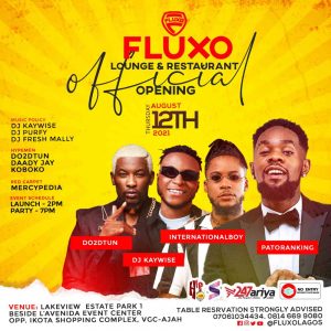 This Thursday Is About to Get Lit As ”Fluxo” Luxury Restaurant, Outdoor Lounge And Nightlife Grand Opening"