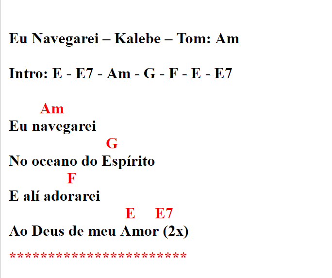 Kalebe Espírito, Espírito (Eu Navegarei). Letra, cifra e vídeo. BUSK BÍBLIA