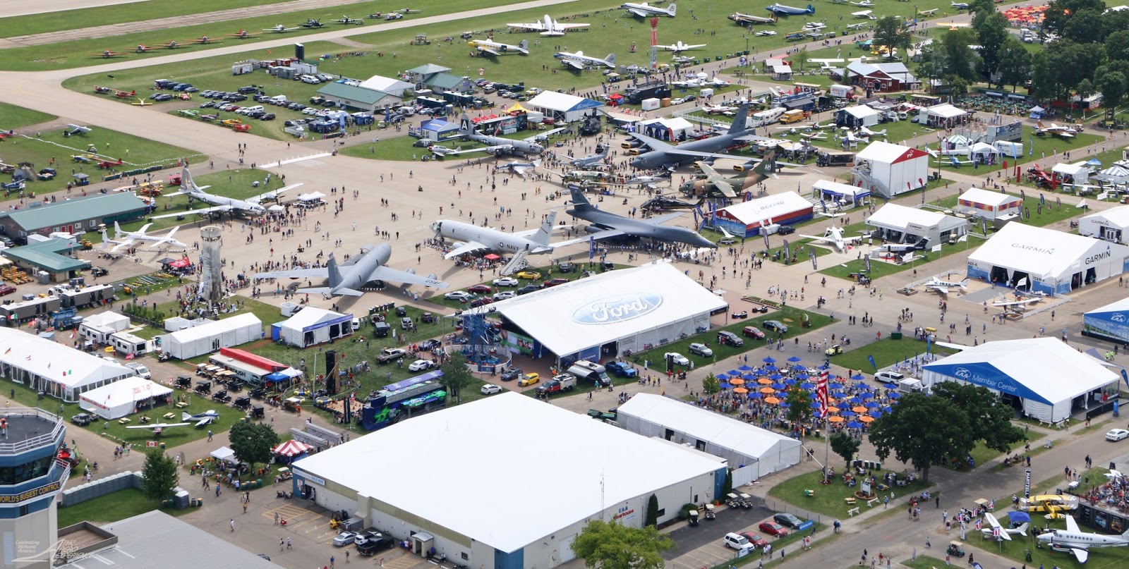 The Aero Experience EAA AirVenture Oshkosh 2017 View from the Air