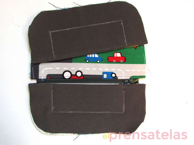 Patron cartera triple ElPrensatelas