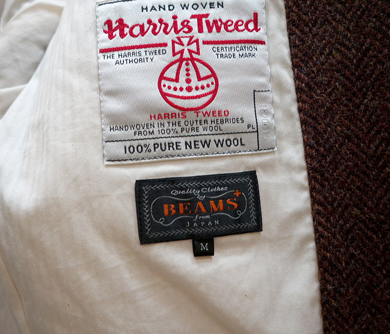 ゆるりブログ: Harris Tweed（ハリスツイード）ブラウンのベスト＆ジャケットを購入 着こなしコーディネートを考えてみる