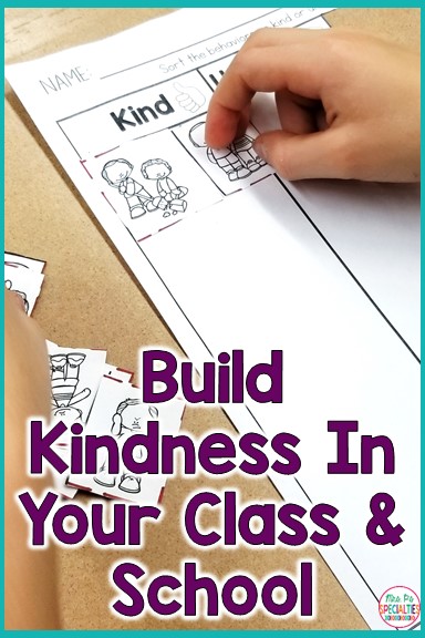As we see more and more bullying and violence in school, it becomes especially important to build kindness in our students and classroom. Here are some simple ideas and FREEBIES for you!