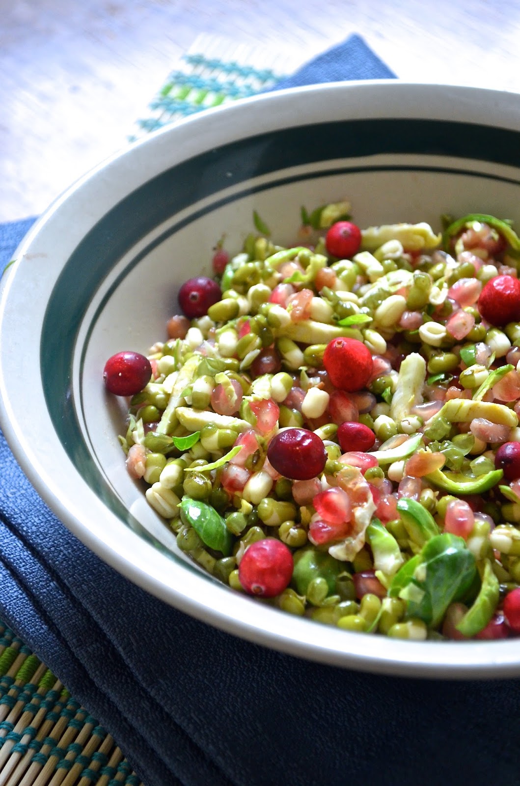 Dishing With Divya Bean Sprouts Salad