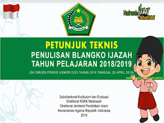 juknis penulisan ijazah