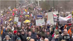 Manif antipass énorme à Bruxelles