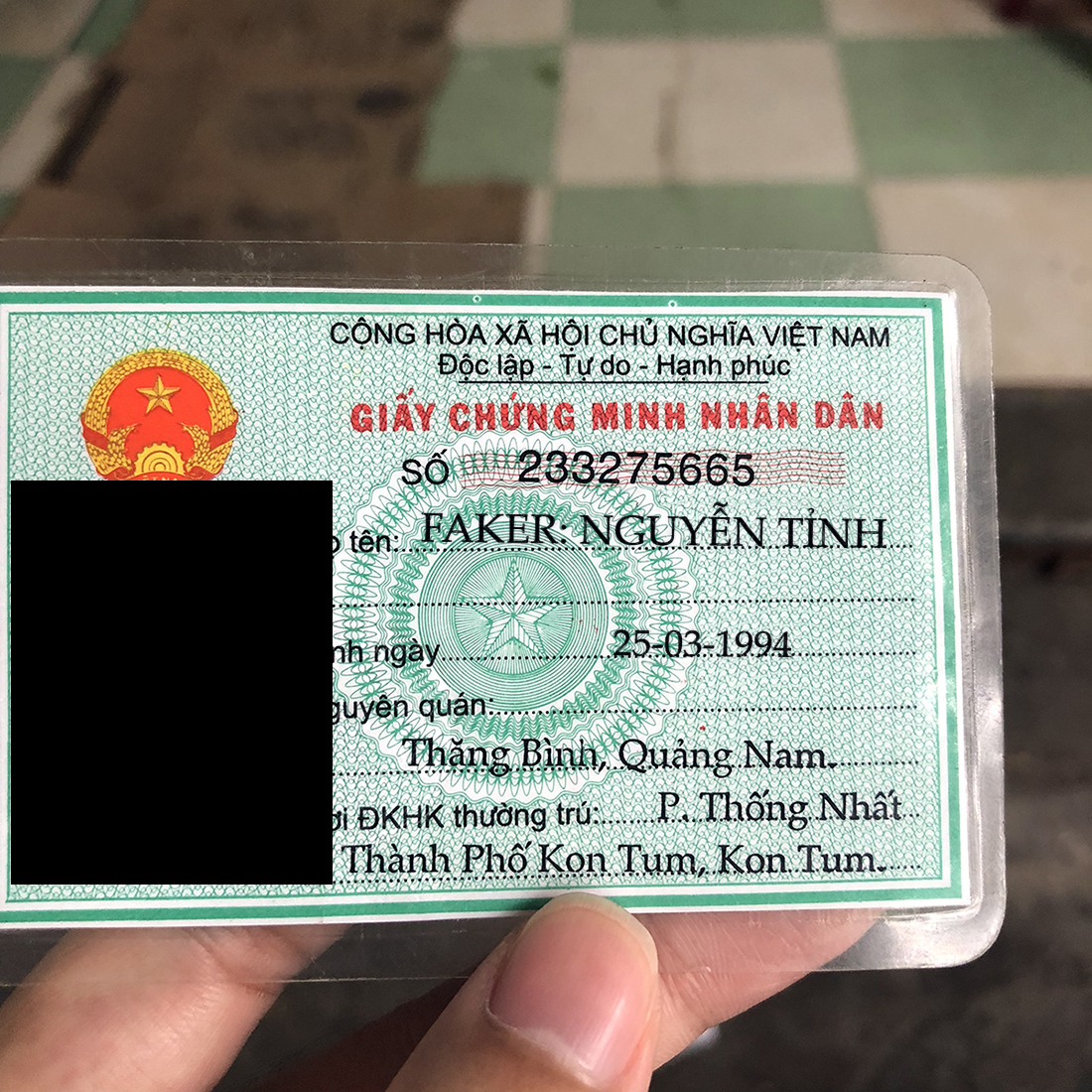 Psd Cmnd Nguyễn Tỉnh - Chia Sẻ Psd Fake Giấy Tờ Facebook