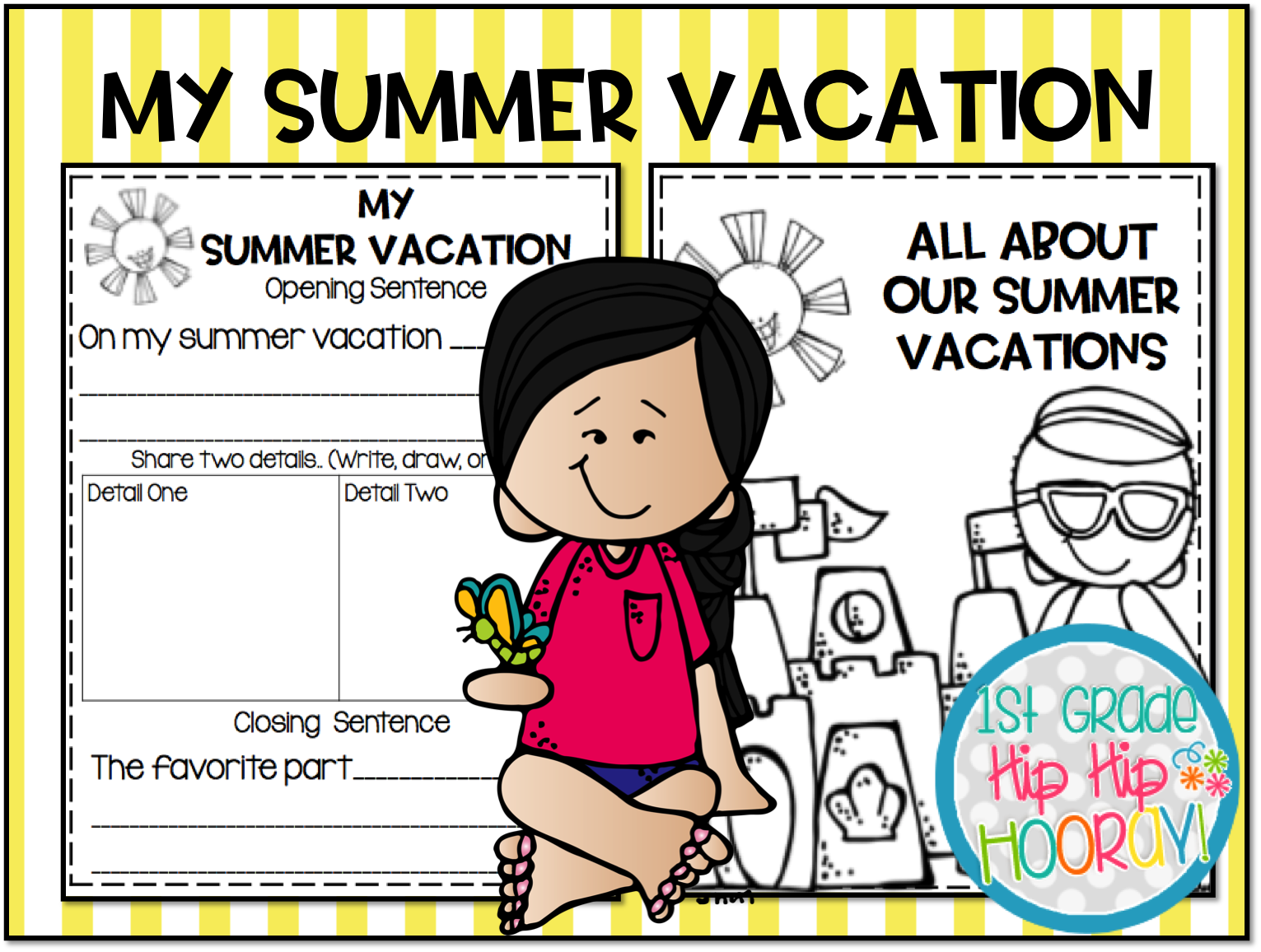 summer vacation assignment cover page