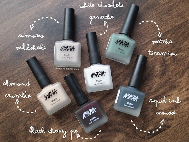 6 Nykaa Matte Nail Lacquer Swatch and Review 6 Nykaa Matte Nail Lacquer Swatch and Review