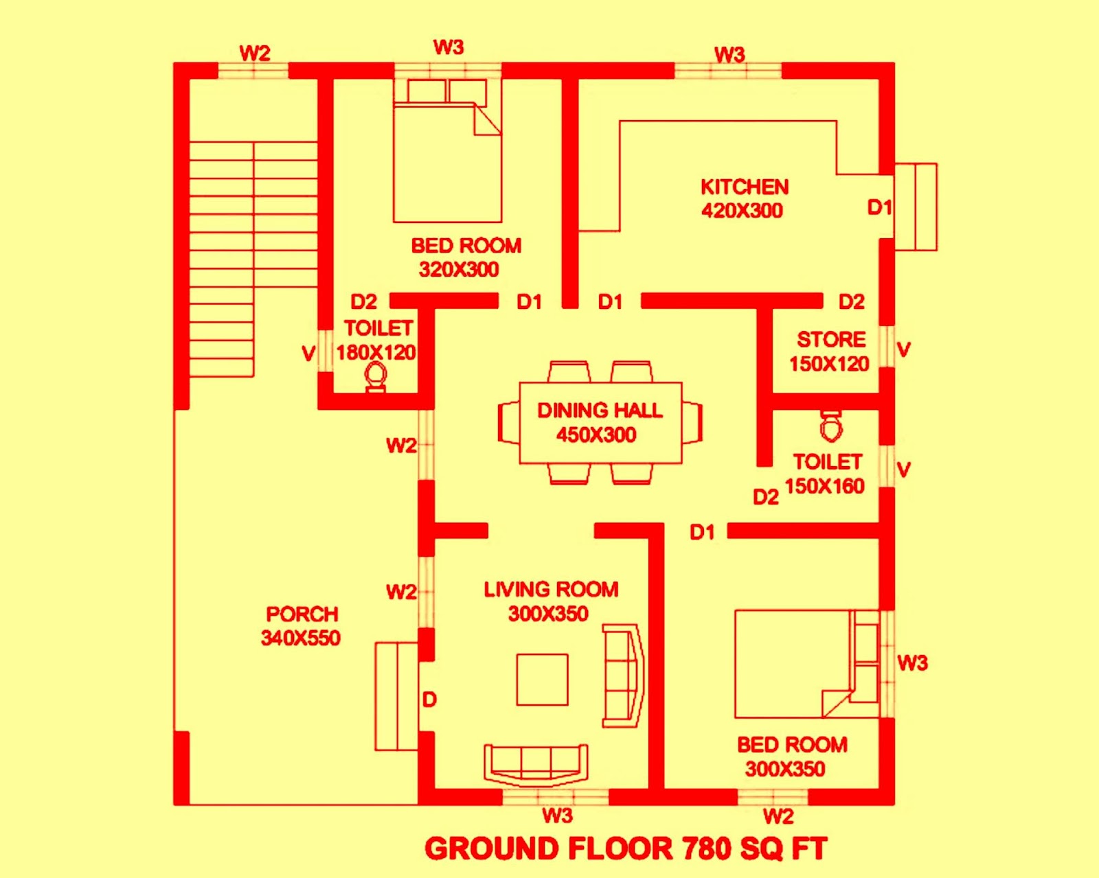 house planner 24 35×30 House Plan 35×30 घर का नक्शा Home Designs